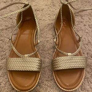 Crown Vintage Preslen Gladiator Tie Up Sandal